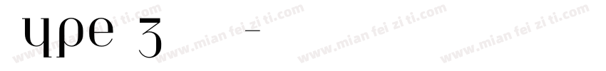 Type 3 BHKO字体转换